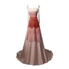 Party Dresses Satin Spaghetti Evening Strap A-line Pearl Sleeveless Elegant Quinceanera Engagement Bridesmaid Prom Gowns