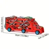 Büyük Çocuk Kamyon Deformasyon Taşıyıcı Araba Oyuncak Modelleri Eğitim Modeli Katlama Pist Yarışı Araç Erkek Kız Kızlar Doğum Günü Hediyesi 240510