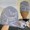 バードヘッドトークニット帽子ビーニー野球帽キャッシュミアハットデザイナーハットファッションバード化石ロゴハットユニセックスウォームハット