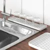 TEA TRAYS PC 2-Tier Drain Tray Large Dish Dying Pad For Kitchen Counterdrain Water Drip Holder Cup Fruit COF