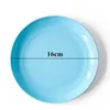 Plates Pure Color Household Plastic Sauce Snack Dessert Plate Sushi Japanese Candy Dishes Desktop Garbage Tray Kitchen Accessories