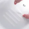 Badmattor 6 st/set icke-halkremsor för badkar duscharvågsformade säkerhetsbadkar trappor golvhem