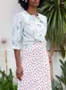 Frauenblusen Clearance Price Blumensticker Hemd Kleid verschiedene Stile Sweastster Frühlings Sommer Damen Kleidung