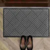 Badmattor som inte slipar golvmatta entré nonslip mattor för utomhus polypropylen kudde dörrmatta