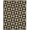 Carpets Rugs For Bedroom Handmade Natural Jute Rug With Black Diamond Pattern Rectangle Eco