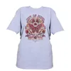 Women's T-Shirt Butterfly Floral Print Oversized T-Shirt 70s Retro Hippie Boho Graphic Ts Women Vintage Psychedelic Tshirt Cute Aesthetic Top T240510