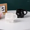 Tumblers bekväma greppkoppmage unika kaffekoppar perfekt för alla tillfällen