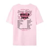 Herren T-Shirts Jesus World Tour Mode T-Shirt lustige christliche T-Shirt Damen Super groß süße Bibelvers TS Neutral Glauben Top Geschenk T240510