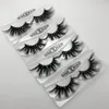 Filons de vison pour les cils dramatiques Falais faits à la main Super long 25 mm 3d 5d maquillage pour les yeux maquiagem Real Mink Hair Lashes 25 mm