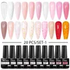 Nail Art Kits MtsSII 20 stcs/Set Gel Nagel Polish 9d Reflective Flash Cat Magnetic Gel Semi Permanente UV -gel Spray Nagell Pool T240510