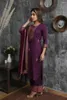 Vêtements ethniques Femmes Palazzo Dupatta Cousue Salwar Kameez Beau costume d'été