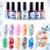 Nail Polish Nail Polish DIY Watercolor Nail Ink Blooming Gel Smoke Smudge Varnish Manicure Nail Art Decoration Marble Effect Esmalte De Uas T240510