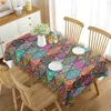 Table Cloth Bohemian Tablecloth Rectangular Ethnic Exotic Retro Style Decor For Kitchen Tea Dining Room Wedding Party