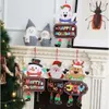 装飾品ドアDHLウィンドウボードペーパーハンギングペンダントウェルカムメリークリスマスボードクリスマス装飾サンタクローススノーマン1005 s