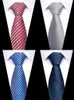 Definir quadrados de bolso de gravata de gravata 2023 Novo estilo mixagem colorido de casamento de casamento de casamentos, homens, acessórios de terno xadrez azul