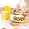 Plates Sliced Cheese Storage Container Plastic Butter Block Slice Box With Flip Lid Drawers For Clothes