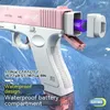 Elektryczne przechowywanie wody pistolet strzelanie do Portable Portable Children Summer Beach Outdoor Fight Fantasy For Boys Kids Game 240511