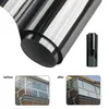 Autocollants de fenêtre Contrôle de chaleur Film anti uv Miroir solaire dans une façon d'auto-adhésif de la vie privée