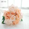 Свадебные цветы LKY FR Bouquet Bridal Mariage Silk Artificial Ros