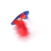 Party Supplies Julycostume Hair Clip Kids Top Hat Hairpin Fascinator For Stall Market