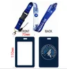 Men Sport Designer Basketball Neck BANK BACKBALL LANYARD VOOR KEYS ID KAART BADGE HOUDER DIY Hangende touw Keychain Key Holder Accessoires