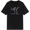 T-shirts masculins Happy Fashion T-shirts la linea la ligne Osvaldo Cavandoli TV Men Femmes Style Strtwear t Round Neck Casca Cotton Camisetas T240510