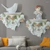 Decoratieve beeldjes Europees Creative Resin Wall Hangende Angel Modellering Woonkamer TV Decoratie Arts en Crafts Shelf Partition