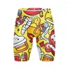 Swimpak voor heren zwempak zwembroek strand panty shorts shorts uitvoering UV Protection Contest Sport Rash Guard Pants