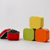 Depolama Şişeleri Taşınabilir düz renkli mini teneke kutu çayı mühürlü kavanoz paketleme takı şeker küçük teneke kutu küpe kulaklıklar kasa