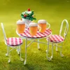 Disposable Cups Straws 20 Pcs Beer Mug Kids Play Food Toys Mini Beverage Cup Fridge Drinks Glasses Props