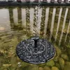 Garden Decorations 1.2W/1.4W 5LED Solar Bird Bath Fountain Pump With 7 Nozzle Floating Powered Water For Pool Pond