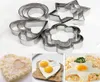 3pcSet Moules de boulangerie en acier inoxydable Moule de boulange de boulanges Coucheurs Plugger Biscuit DIY Moule Cœur Star pour bébé Kids4437880