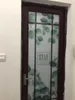 Fönsterklistermärken anpassad storlek film dekorativ glas statisk klamring integritet ogenomskinlig skjutdörr badrumskontor