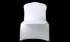 100 st El White Lycra Spandex Chair Cover Wedding Party Christmas Banket Dining Office Stretch Polyester Covers9072854