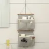 Förvaringspåsar vägg hängande caddy väska dörrkorg med fickor för sovrum badrummet vardagsrum