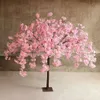 Hauteur 1,2 m couronnes nouvelles fleurs décoratives de cerisier artificiels simulation arborescence fausse pêche arbres ornements art et centrage de mariage fy8659 s