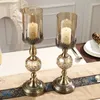 Candle Holders European Decor Single Holder Romantic Crystals Candlestick Luxury Stand Home Table Decoration