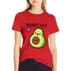 Polos pour femmes femmes mamacado grossesse mère mignon avocat fruit maman enceinte maman plus taille tops vêtements esthétiques femmes surdimensionnées