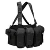 Sac à dos 800d Oxford Hunting Vest Adjudable Huisse Adpory Ferme Multifinection Release Outdoor Paintball Equipement pour la randonnée CS