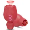 Andere Gesundheit Schönheit Gegenstände Rose-Toy-Saugen-Vibratoren für Frauen mit Zungen-Vibrator-Vibratorin weiblicher Klitoris Stimulator Massagegeräte Erwachsene Waren Toys T240510