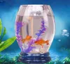 Verre transparent Aquaponic Fish Tank Aquarium Bowl Decoration de bureau3420811