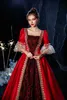 Etnische kleding rood 18e eeuw Rococo Royal Gothic Court Dress Retro Barokkostuum Renaissance Rococo Marie Antoinette kostuum baljurkl2405