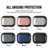 حالات مقاومة للحبوب الجلدية لـ AirPods Pro2 3Gen 3 Airpod Pro 2 Ear Aypearn Chromed Soft TPU Case Air Pods 1 2Gen Fashion Shell Costector مع حزام