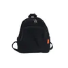 Backpack Zipper Dual Strap Style simples Capacidade de grande capacidade Homens de poliéster Linering Travel School Schoolbag Bag