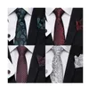 Zestaw krawata na szyję 2023 Nowy projekt 65 kolorów Prezent ślubny jedwabny krawat kieszonkowy zestaw kase