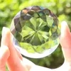 Dekorativa figurer 60mm Mandala Suncatcher Clear Diy Crafts Crystal Pendant Flower Facetterade runda prismer Bröllopsdekorationer