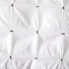 Bedding Sets 2/3pcs Jacquard Bed Linen Set Elastic Plaid Comforter Duvet Cover Pillowcase Home Textile