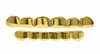 Biżuteria zębów Grillz unisex moda 18k złota biżuteria do ciała cała hip -hopowa środowisko miedziane zęby