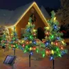 Nuovo albero a energia solare Mentata Montata Decorazione all'aperto Courtyard Garden Light Garden Light 1 Trailer 4