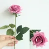 7 pezzi/decorazioni del lotto Fiori artificiali rosa fiori di seta in lattice floreale vero touch rosa bouquet per la casa di design da festa